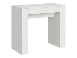 Sale Mesa consola extensível 90x42/302 cm Modem Cinza Branca Consola