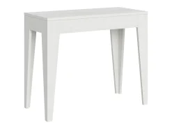 ITAMOBY Consola*Mesa consola extensível 90x42/302 cm Isotta Cinza Branca Branco