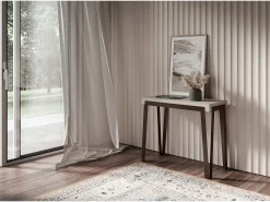 Mesa consola extensível 90x40/300 cm Rio Cachemira quadro Ferrugem^ITAMOBY Hot