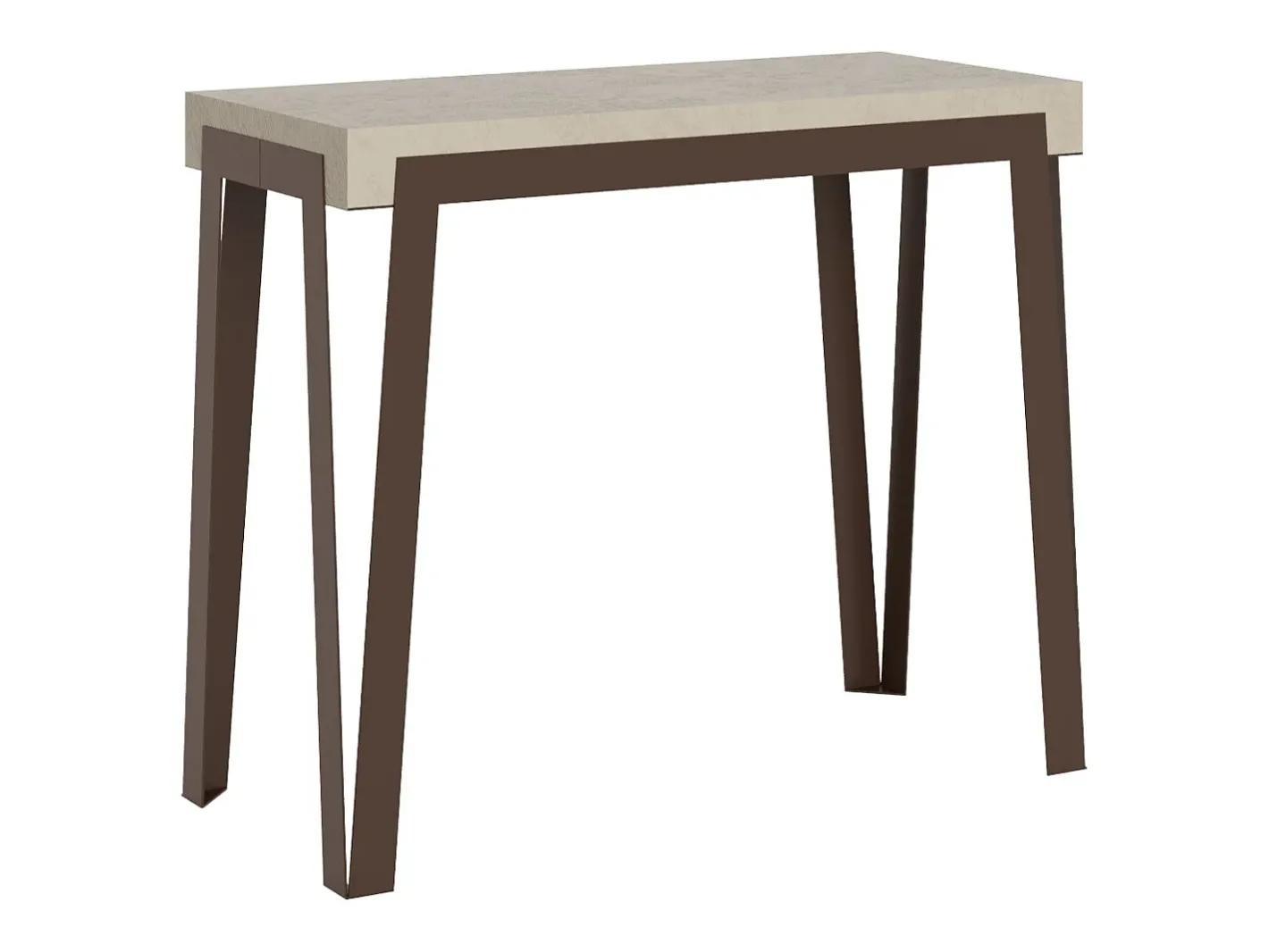 Mesa consola extensível 90x40/300 cm Rio Cachemira quadro Ferrugem^ITAMOBY Hot
