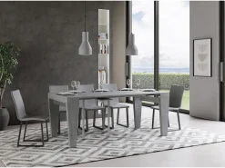 New Mesa consola extensível 90x40/196 cm Spimbo Small Cimento Consola