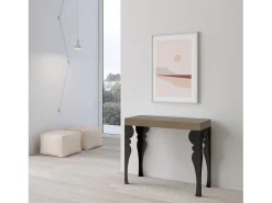 Mesa consola extensível 90x40/196 cm Paxon Small Tortora quadro Antracite*ITAMOBY Sale