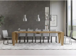 Mesa consola extensível 90x40/300 cm Spimbo Carvalho Natural^ITAMOBY Online