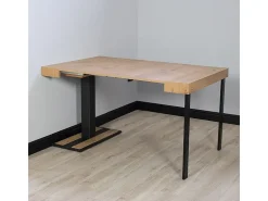 New Mesa consola extensível 90x40/300 cm Capital Carvalho Natural quadro Antracite Consola