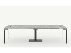 New Mesa consola extensível 90x40/300 cm Capital Carvalho Natural quadro Antracite Consola