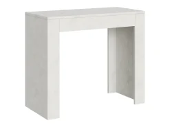 Mesa consola extensível 90x42/302 cm Emy Espatulado*ITAMOBY