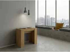 Mesa consola extensível 90x48/204 cm Basic Small Carvalho Natural*ITAMOBY Online