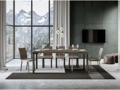 Mesa consola extensível 90x40/196 cm Everyday Small Tortora quadro Antracite^ITAMOBY Best