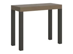 Mesa consola extensível 90x40/196 cm Everyday Small Tortora quadro Antracite^ITAMOBY Best
