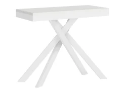 Mesa consola extensível 90x40/196 cm Krack Small Evolution cinza branca quadro^Ityhome Hot