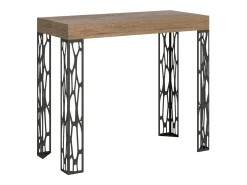 Mesa consola extensível 90x40/196 cm Ghibli Small Carvalho Natural quadro Antracite*ITAMOBY Hot