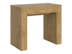 ITAMOBY Consola*Mesa consola extensível 90x49/307 cm Extra Carvalho Natural extensões internas Castanho