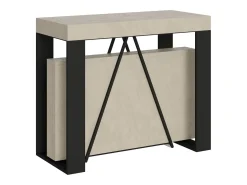 Online Mesa consola extensível 90x40/300cm Zamat caxemira quadro antracite Consola