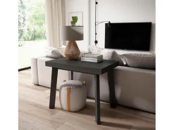 Outlet Mesa Consola Extensível, 140x90x73cm, Para 6 pessoas, Pés de madeira, Consola