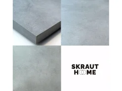 Clearance Mesa Consola Extensível, 222x90x73cm, Para 10 pessoas, Pés de madeira, Cimento Consola
