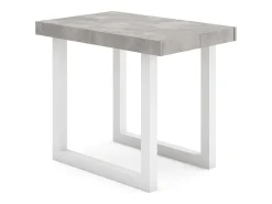 Clearance Mesa Consola Extensível, 222x90x73cm, Para 10 pessoas, Pés de madeira, Cimento Consola