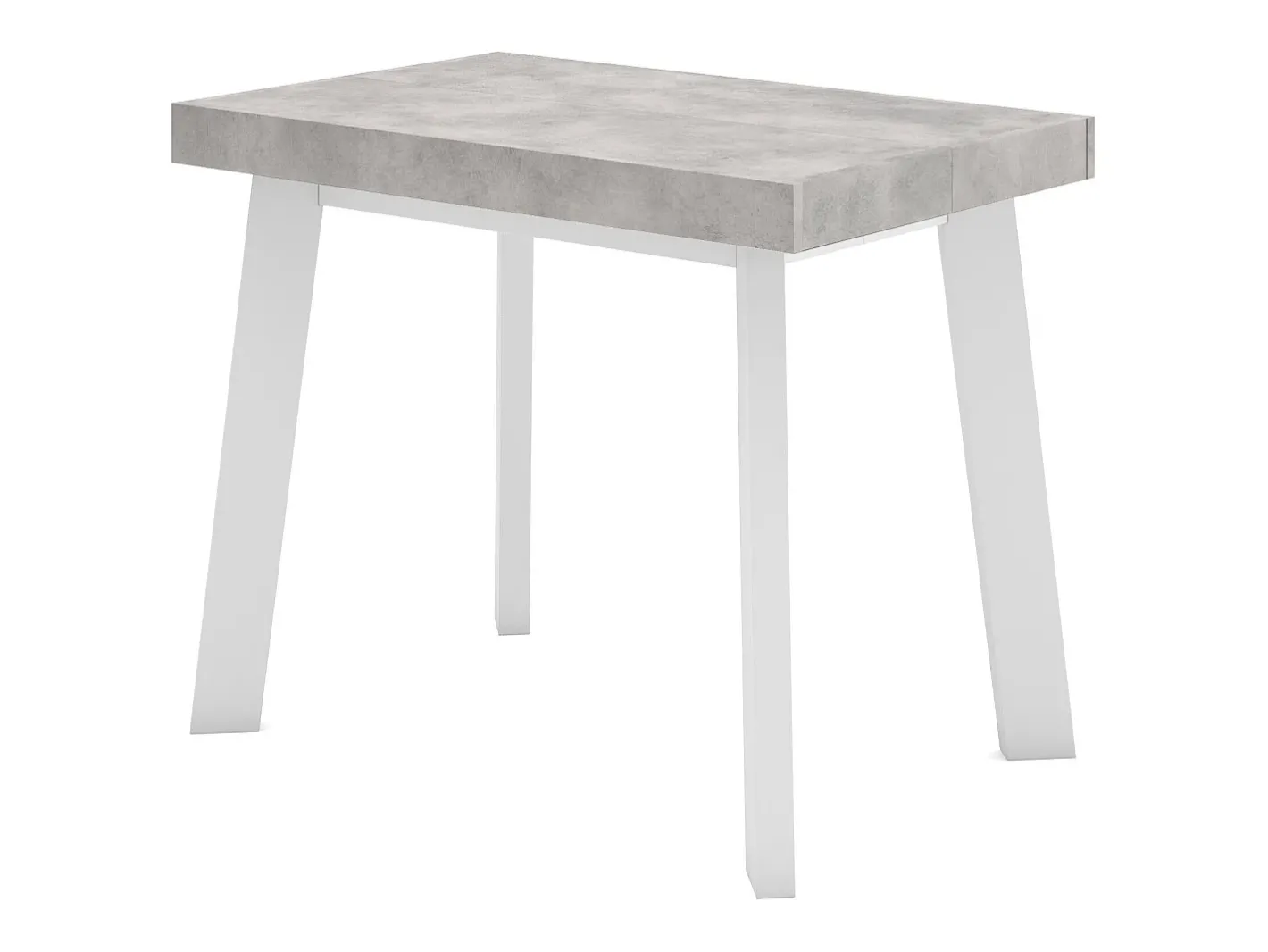 Best Mesa Consola Extensível, 140x90x73cm, Para 6 pessoas, Pés de madeira, e cinzento Consola