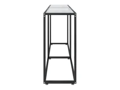 vidaxl Consola*Mesa consola 180x35x75,5 cm vidro temperado Transparente