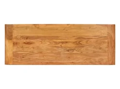 vidaxl Consola*Mesa consola 110x40x76 cm acácia maciça c/ acabamento a mel Natural claro