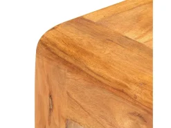 vidaxl Consola*Mesa consola 110x40x76 cm acácia maciça c/ acabamento a mel Natural claro
