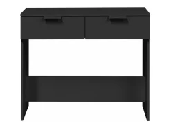 vidaxl Consola*Mesa consola 90x36x75 cm derivados de madeira Preto