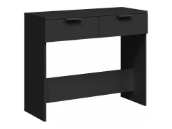 vidaxl Consola*Mesa consola 90x36x75 cm derivados de madeira Preto