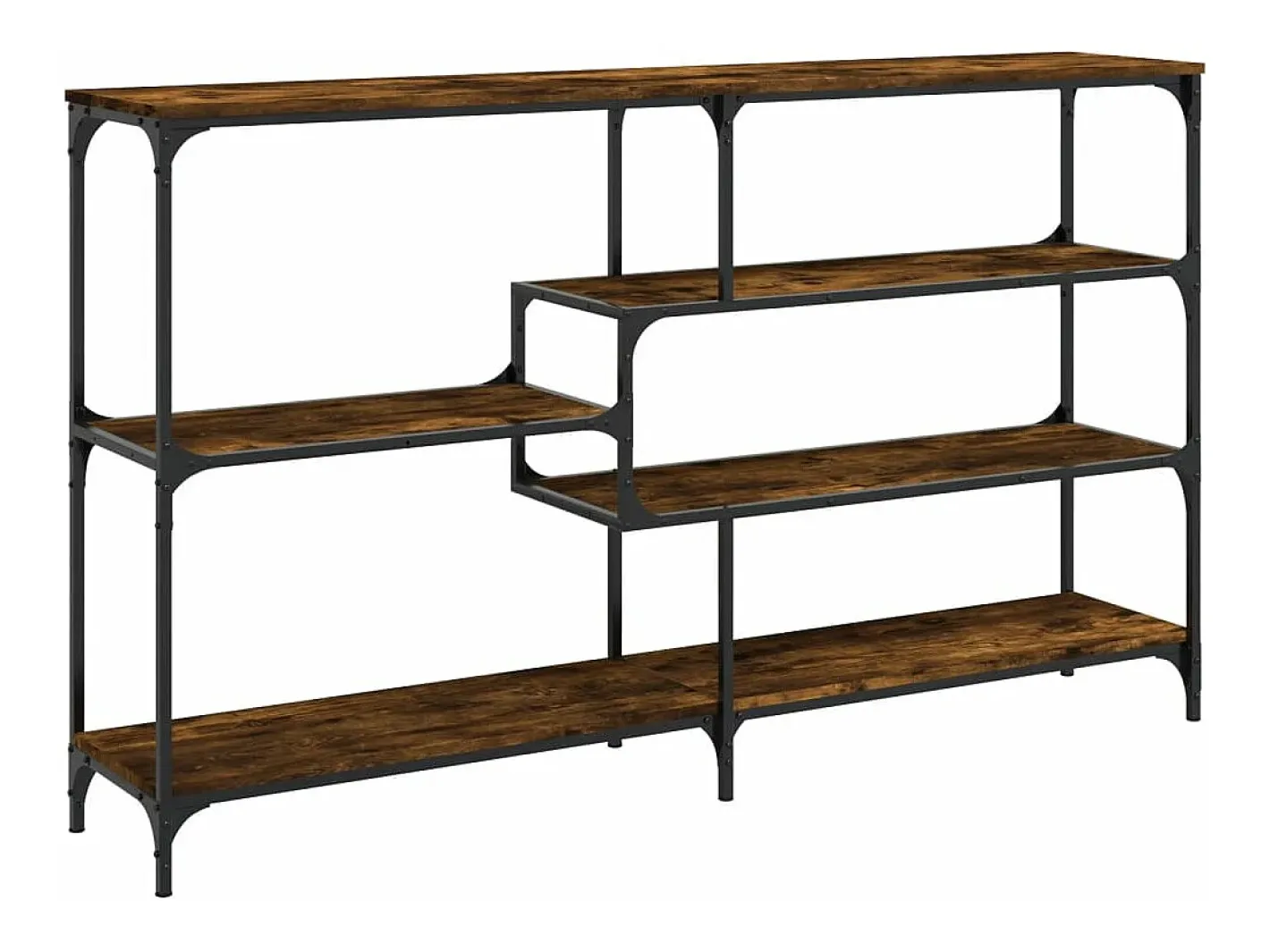 vidaxl Consola*Mesa consola 160x32x95 cm derivados de madeira carvalho fumado Natural claro