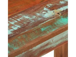 vidaxl Consola*Mesa consola 110x35x76 cm madeira recuperada maciça Multicor