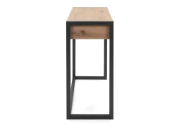 Consola*Mesa consola 100x75x35 cm natural antracite Cinza antracite / Castanho