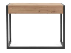Consola*Mesa consola 100x75x35 cm natural antracite Cinza antracite / Castanho