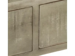 vidaxl Consola*Mesa consola 110x35x76cm mangueira mangueira c/ bronze Cinzento