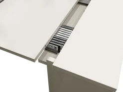 Vente-unique Consola*Mesa console extensível 12 lugares - 6 extensões - - ONEGA Bege