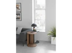 Mesa de apoio - A62cm x L46cm x P55cm nogueira -Trébol*Herdasa Clearance