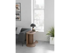 Mesa de apoio - A62cm x L46cm x P55cm nogueira -Trébol*Herdasa Clearance