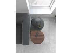 Mesa de apoio - A62cm x L46cm x P55cm nogueira -Trébol*Herdasa Clearance