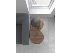 Mesa de apoio - A62cm x L46cm x P55cm nogueira -Trébol*Herdasa Clearance