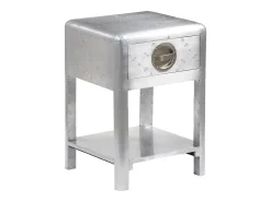 Mesa de apoio aviador com 1 gaveta piloto de aeronave vintage^vidaxl Sale