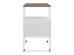 vidaxl Mesa De Apoio*Mesa de apoio c/ rodas 55x36x63,5cm derivados de madeira Branco