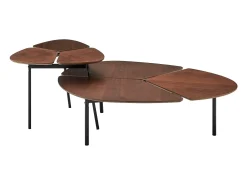 Mesa de apoio com 1 prateleira em pinho*Loft24