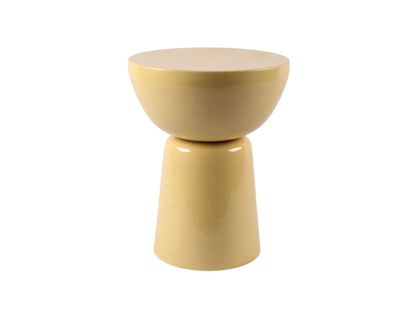 Mesa de apoio de metal - brilhante - MENIRO*Vente-unique New