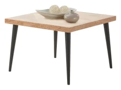 Loft24 Mesa De Centro*Mesa de apoio em aglomerado laminado branco Cinzento