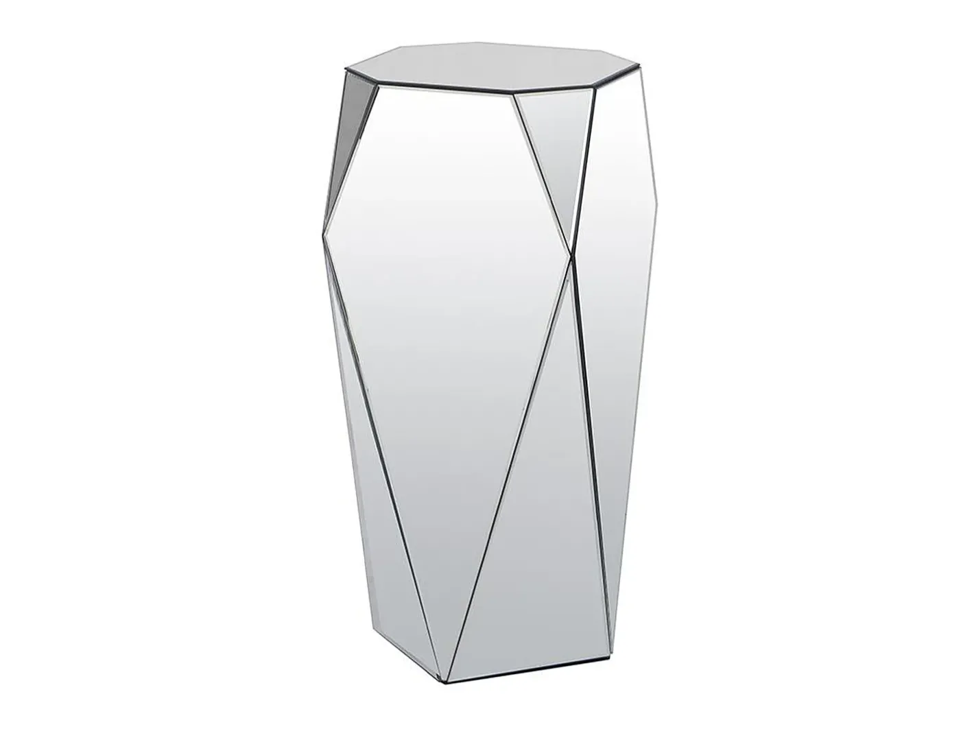 Mesa de apoio em MDF, espelho e aço inoxidável - Cor: - SIGRID de Pascal Morabito^Vente-unique Sale