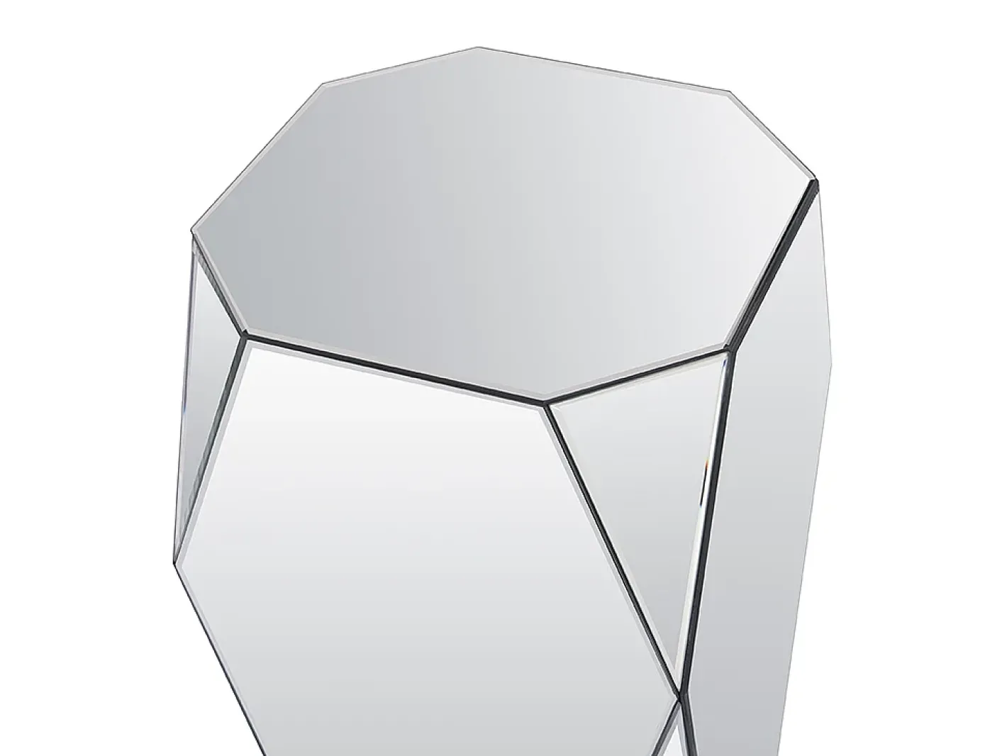 Mesa de apoio em MDF, espelho e aço inoxidável - Cor: - SIGRID de Pascal Morabito^Vente-unique Sale