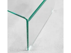 Mesa de apoio Galaxy em vidro curvado 80x45x35 cm^ITAMOBY Sale