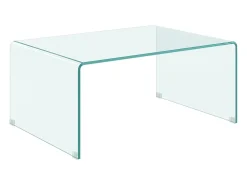 Mesa de apoio Galaxy em vidro curvado 80x45x35 cm^ITAMOBY Sale