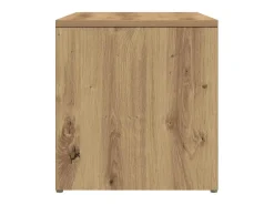 vidaxl Mesa De Apoio*Mesa de apoio 59x36x38 cm derivados madeira carvalho artisiano Natural claro
