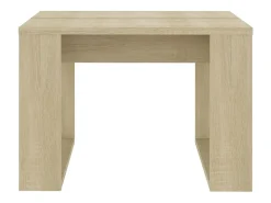 vidaxl Mesa De Apoio*Mesa de apoio 50x50x35 cm derivados de madeira carvalho sonoma Natural claro