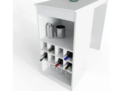 Outlet Mesa de bar 115x50x104.6 ross Móvel De Bar