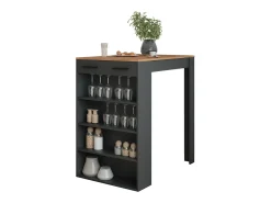 Vicco Móvel De Bar*Mesa de bar carvalho goldkraft/antracite 67x100x106 repose Natural escuro