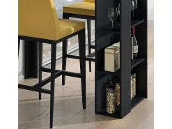 Vicco Móvel De Bar*Mesa de bar 120x60x105.6 noel Preto